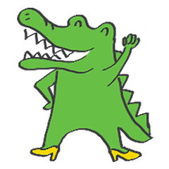 靴をはいたちびワニ