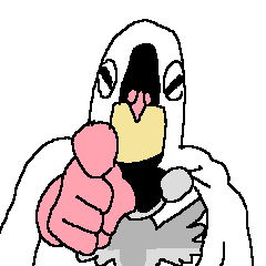 上から目線のピジョンマン