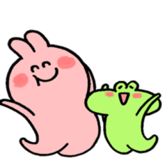 うさぎとかえる。ときどきとり。