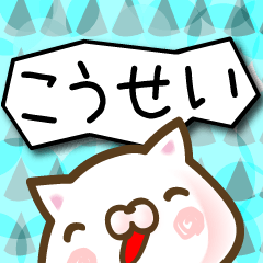 こうせい●が使う名前スタンプ40個