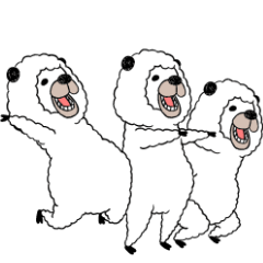 笑うアルパカ２