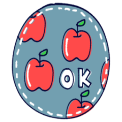 mottoのデコスタンプ♡ワッペン風