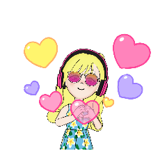 可愛いアバタースタンプだお(イエロー系)