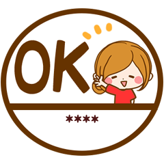 使いやすい♪便利なお名前ハンコスタンプ