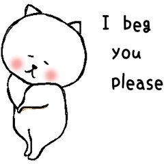 Lie down cat No.5 (English version)