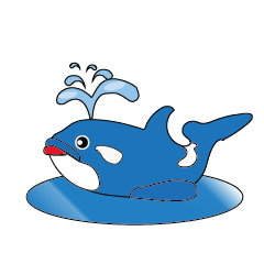 Happy whale is so haqppy