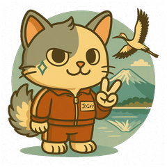 ゴンニャンとラバージの元気スタンプ