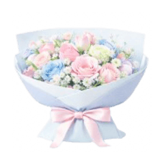 カラフルムード花束　ギフト