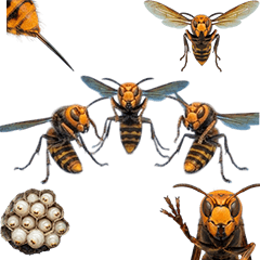 オオスズメバチ　実写