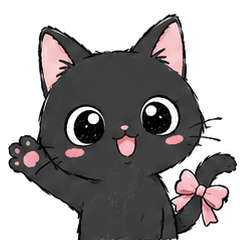 毎日使える♪気持ちに素直な黒猫MOMO