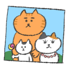 毎日使える！日常にゃんこ・えんぴつ風