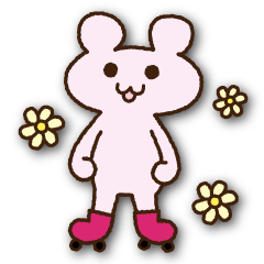 ローラースケートくま