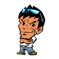 松山三四六オリジナルイラストスタンプ