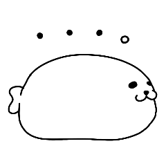 ゆるシュールなあざらし