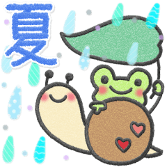 やさしく使える日常スタンプ【夏ver.2】✿