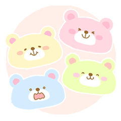 ４カラー クマさん♪