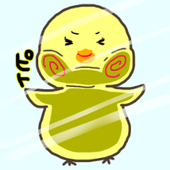 ひよこのきぃちゃん※ガラス越しバージョン