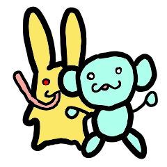 変なさると時々うさぎ