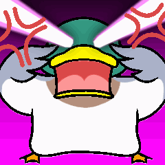 トリがちょこまかするスタンプ