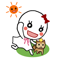 てるてるちゃんスタンプ2