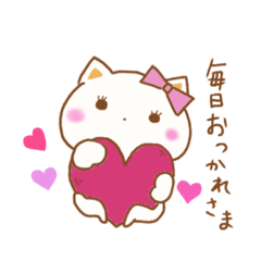 ゆるっとモモコの一言スタンプ