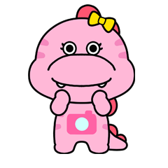 お出かけが上手な恐竜（メモリーちゃん）