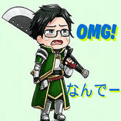 剣士風スタンプ