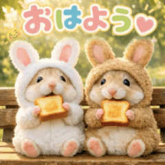 飛び出す♡変身ハムちゃんず