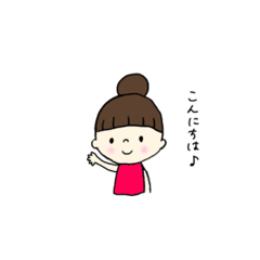 おだんごガールスタンプ