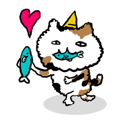 犬と猫と出目金のゆかいなパーティ