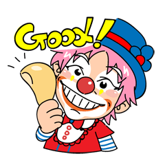 クラウンぴのこのスタンプ