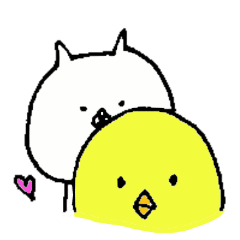 猫,ひよこ,時々うさぎ
