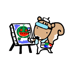 天才りす画伯３