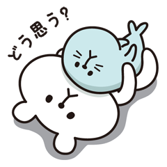 しろくまっち、あざらっち。