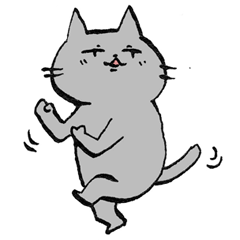 あまりかわいくないねこ