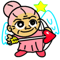 天使のピンクおばあちゃん