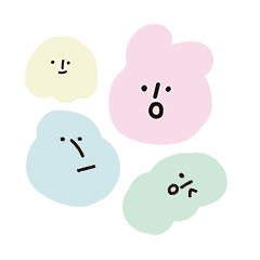 かわいいパステル調のさまざまな小石 2