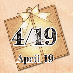 4月19日記念日BIGスタンプ