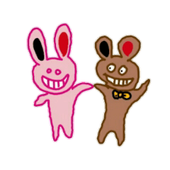 くまちとうさちのスタンプ