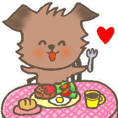 元気な愛犬コロンちゃん