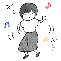 目が細い女の子