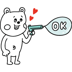 動く!ラクガキ調☆くまフレンズ