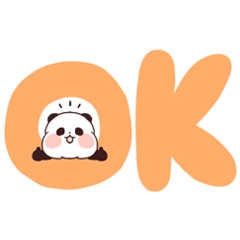 ゆるりんぱんだ 〜でか文字〜