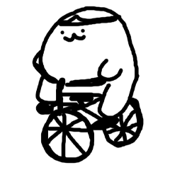 おばけくんの普通のスタンプ