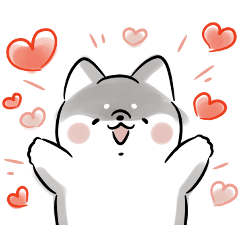 ほんわか黒しば<文字なし>