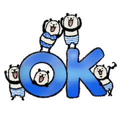 【夏】豆パンダまみれ / 大人•丁寧