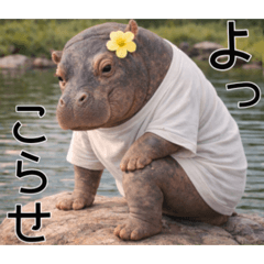 反り腰 カバスタンプ