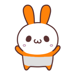 うさぱんだ(オレンジ)Ver.1