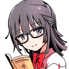 メガネっ娘スタンプ