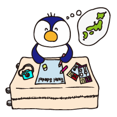 タイ語-旅するペンギンの可愛い日常